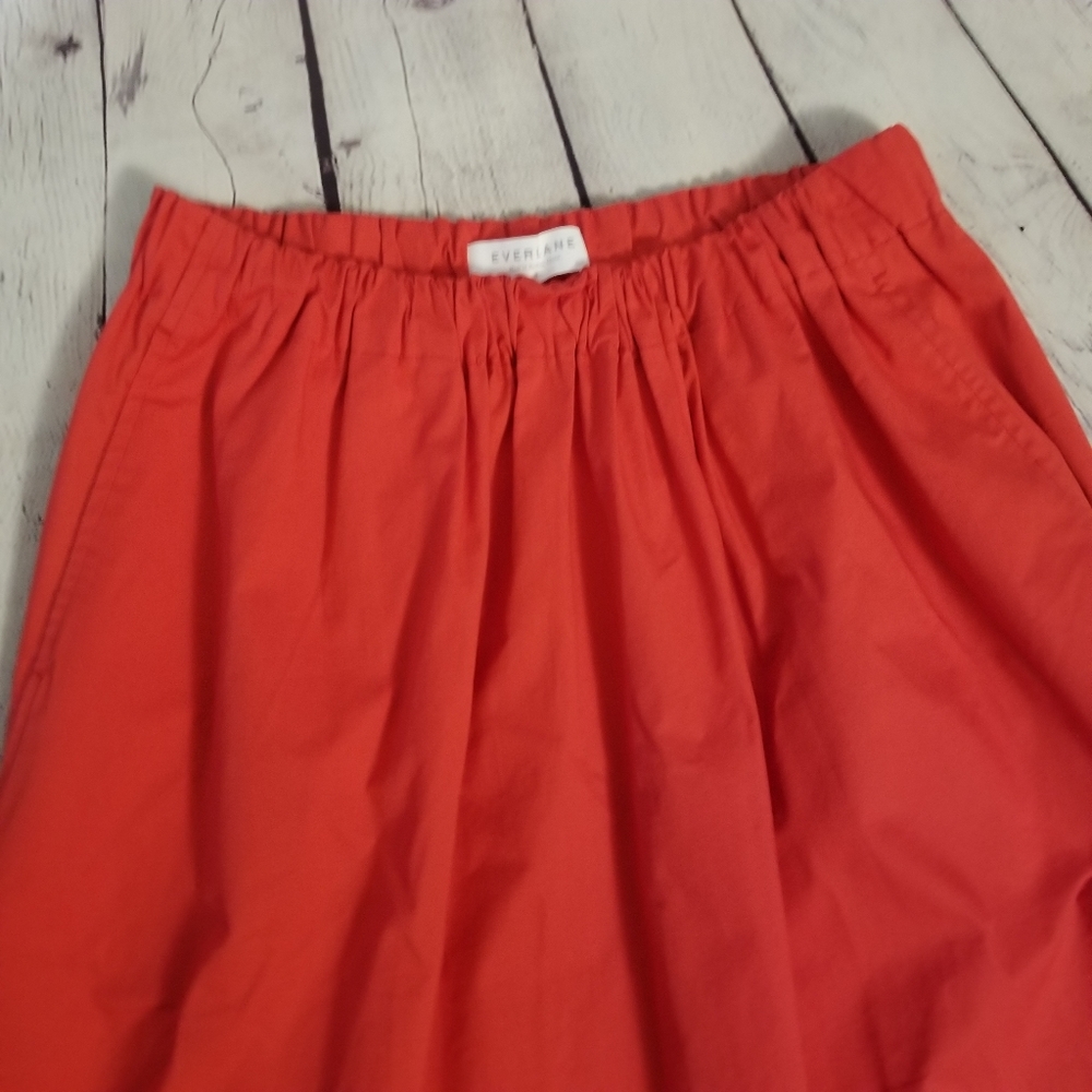 Everlane Boho Flowy Cotton A-line Skirt size sm - Picture 2 of 8